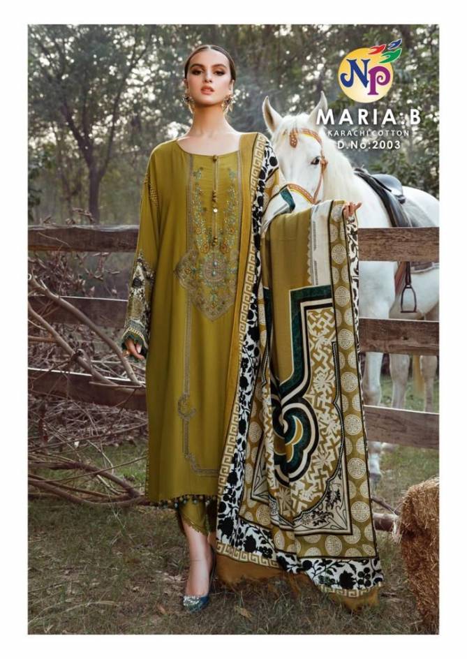 Maria B Vol 2 By Np Printed Karachi Cotton Dress Material Wholesale Shop In Surat